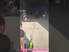 Gasvezel-optische kabel trekmachine voor 45 mm diameter