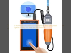 5-inch HD touchscreen monitor inspectie glasvezel probe reinigingsgereedschap glasvezel eindvlak detector