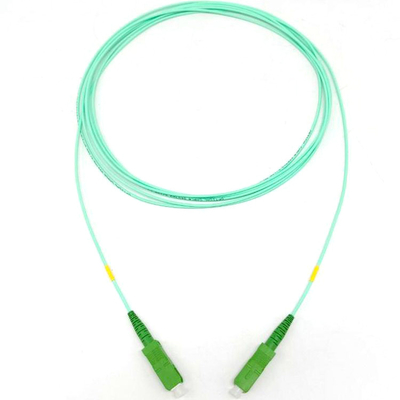 Ftth 1.6mm 1M Length Optic Fiber Flardkoord Aqua Blue Cable Jumper