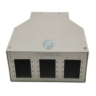 IP55 Ftth Terminal Box, Mini Fiber Optic Patch Panel 12 poorten