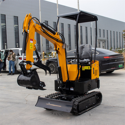 FONGKO Groothandel KOOP EURO5 Motor Compact Mini Graafmachines KOOP 192F Motor 1 ton Mini Small Digger