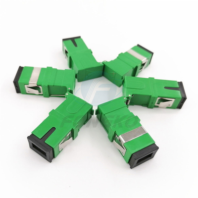 De groene van de de Adaptervezel van Shell Sc /apc Simplex Optische Adapter met Autoblind
