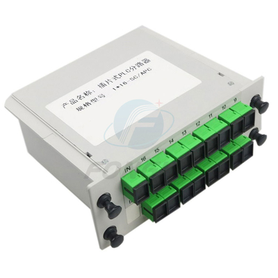 Optische Splitter Mini Type Plc Sc Apc Splitter 1X16 Glasvezel Inbreng voor Ftth