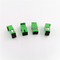 Groene Shell Auto Simplex-APC van Sc Singlemode Vezel Optische Adapters voor FTTH