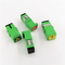 Groene Shell Auto Simplex-APC van Sc Singlemode Vezel Optische Adapters voor FTTH