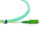Ftth 1.6mm 1M Length Optic Fiber Flardkoord Aqua Blue Cable Jumper