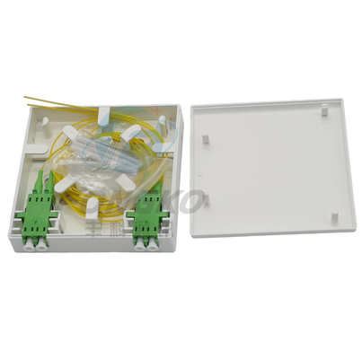 86Type Fiber Optic Termination Box FTTH Wall Outlet met SC LC Simplx Adapters