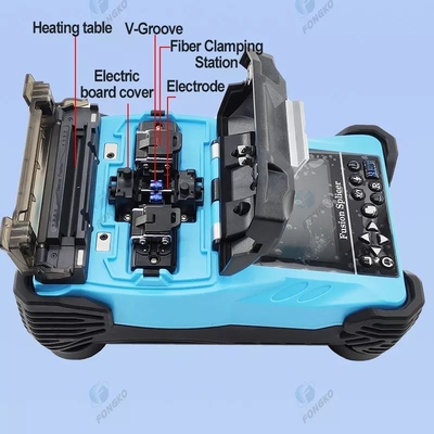 4800 mAh accu glasvezel fusie splicer voor naadloze splicing van glasvezel kabels
