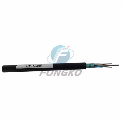 GYTS Glasvezelkabel buitennetwerk met 24-72 kernen en 8,0-10 mm diameter