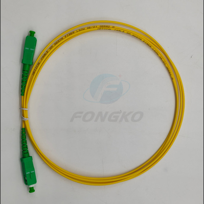 SC/APC naar SC/APC Glasvezelpatch cord MM SM Simplex 9/125 G652D G657A