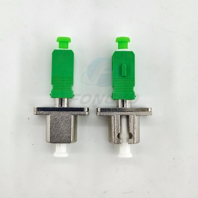 Simplex Simglemode Glasvezel Adapter LC APC - SC APC FTTH Mannelijke Adapter Optische Metalen Koppelaar