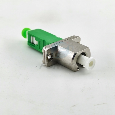 Simplex Simglemode Glasvezel Adapter LC APC - SC APC FTTH Mannelijke Adapter Optische Metalen Koppelaar