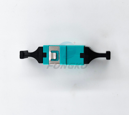 OM3 MPO Glasvezel Adapter APC UPC FTTH Adapter Aqua Optical Coupler