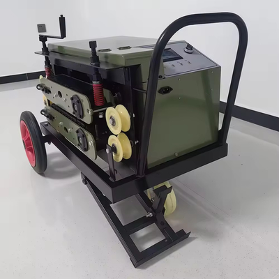 Crawler-tractor voor glasvezelkabel