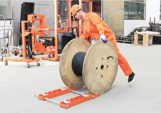 Fiber Tray Cable Roller Fiber Pay-off Rack Optische kabelhouder Pay-off Reel Draadtray