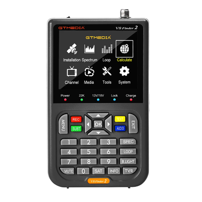 RoHS gecertificeerd GTmedia DVB-S2 Satelliet Finder Handheld 6 Motors Freesat v8 Signal Tracker