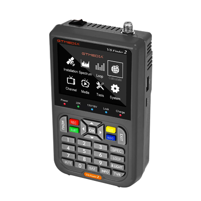 RoHS gecertificeerd GTmedia DVB-S2 Satelliet Finder Handheld 6 Motors Freesat v8 Signal Tracker