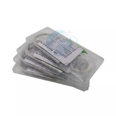 1*8 SC APC Vezel Optische PLC Splitser 1:8 Stalen buis FTTH Mini Optische PLC Splitser