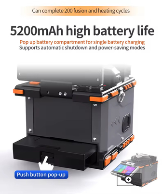 6 Motors Fiber Optic Fusion Splicer 6S FTTH Fiber Optic Splicing Machine