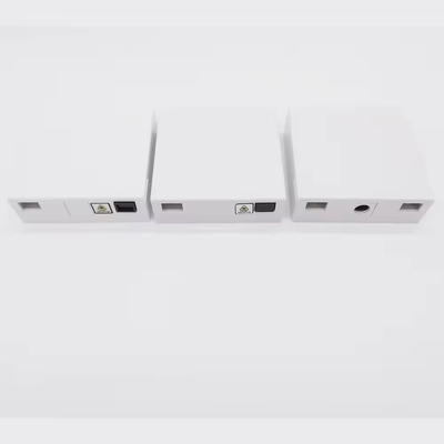ABS Face Plate Fiber Optic Termination Box met 2 Core SC Adapters en Pigtails