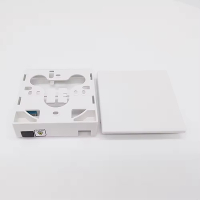 ABS Face Plate Fiber Optic Termination Box met 2 Core SC Adapters en Pigtails