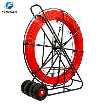 FTTH Glasvezel Duct Rodder 300m Lengte 4.5-18mm Glasvezel Kabel Trek Duct Rod