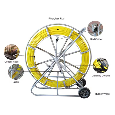 4.5-18mm Glasvezel Duct Rodder Glasvezel Optische Kabel Trekmachine Glasvezel Optische Kabel Trekker