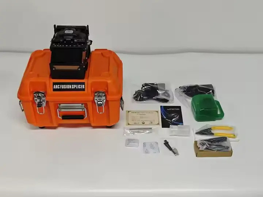 6 Motoren Optische vezelkabel splitser Ftth Fiber Optic Splicing Machine