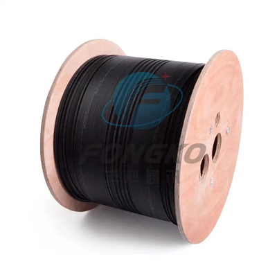 Outdoor GJYXFCH 2*5mm FTTH Reel Drum Fiber Drop Cable LSZH Zelfdragend glasvezelkabel