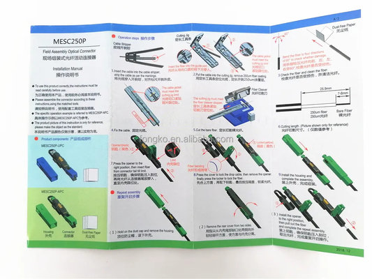 Multimode SC APC Fast Connector Quick Connection voor FTTH Quick Connection