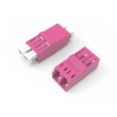 LC/PC naar LC/PC OM4 Multimode Flangeless Coupler OM4 Fiber Optic Network Adapter