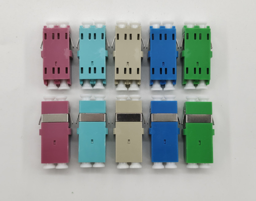 LC/PC naar LC/PC OM4 Multimode Flangeless Coupler OM4 Fiber Optic Network Adapter