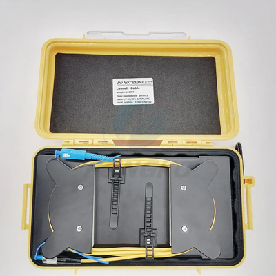 OTDR Fiber Optic Launch Cable Box G.652D G.657A1 SM MM OM1 OM3 OM4 500M/1KM/2KM