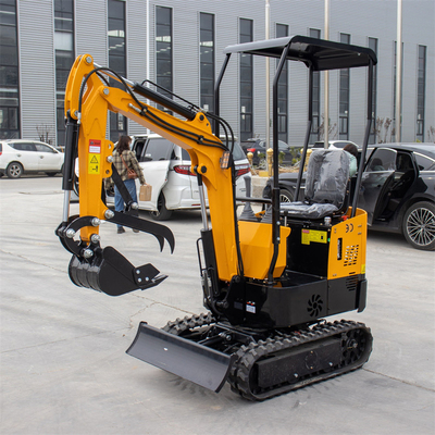 FONGKO Groothandel KOOP EURO5 Motor Compact Mini Graafmachines KOOP 192F Motor 1 ton Mini Small Digger