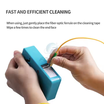 Fiberoptic Connector Box 500x Cassette Cleaner Enclosure Fiberoptic Cleaner Box