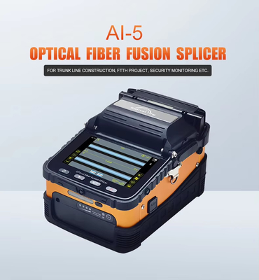 AI-5 4 motoren glasvezel fusie splicer automatische fusie splicer glasvezel fusie splicer