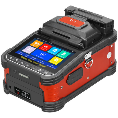 FONGKO A-5 Fibre Optical Fusion Splicer 6 Motor Fiber Core Alignment voor Fiber Optic Splicing Machine