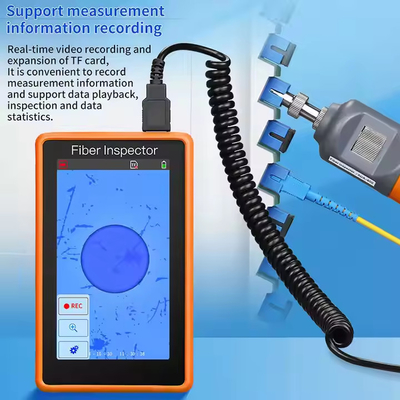 5-inch HD touchscreen monitor inspectie glasvezel sonde optische reinigingsinstrument glasvezel eind gezicht detector