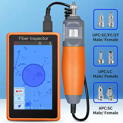 5-inch HD touchscreen monitor inspectie glasvezel sonde optische reinigingsinstrument glasvezel eind gezicht detector