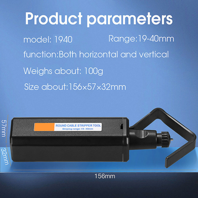 FONGKO 19-40mm of 4,5-29mm Ronde kabel stripper tool Lange transversale dubbele gebruik kabel jas slitter