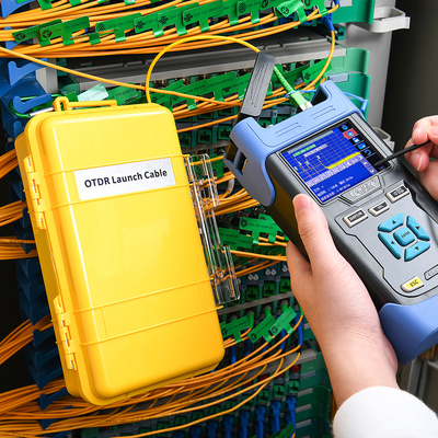 FONGKO SC/APC-SC/APC Glasvezelkabel Verlenglijn SM 150M 300M 500M 1KM 2KM OTDR test Verlengsnoer OTDR Lancering Kabel Box