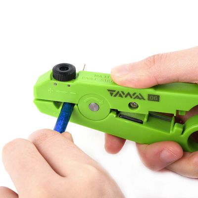 FONGKO Multifunctionele Draadstripgereedschap Optische Vezelkabel Automatische Draadtang Snijder