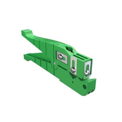 FONGKO 45-164 Coaxkabelstripper voor het strippen van draad Groene kabeldiameter 6,4 mm tot 14,3 mm