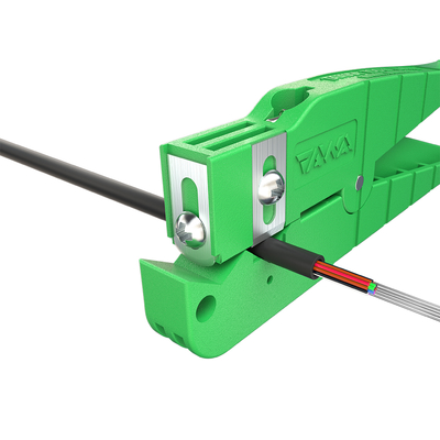 FONGKO 45-164 Coaxkabelstripper voor het strippen van draad Groene kabeldiameter 6,4 mm tot 14,3 mm