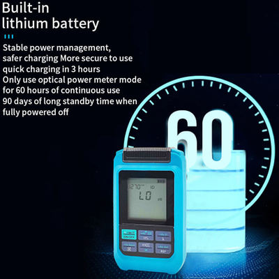 Mini Glasvezel Vermogensmeter 4 Functie Optische Vermogensmeter met RJ45 Laser WIFI Netwerk Oplaadbare OPM