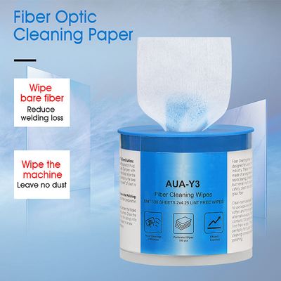 Fongko AUA-Y3 reinigingspapier voor SC/FC/ST/LC FTTH-vezelreinigingspapier