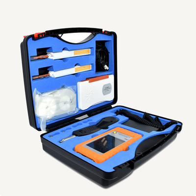 FONGKO FVM-100 Glasvezelinspectietool 400 keer eindvlakinspectie met 3,5 inch scherm glasvezelmicroscoop display