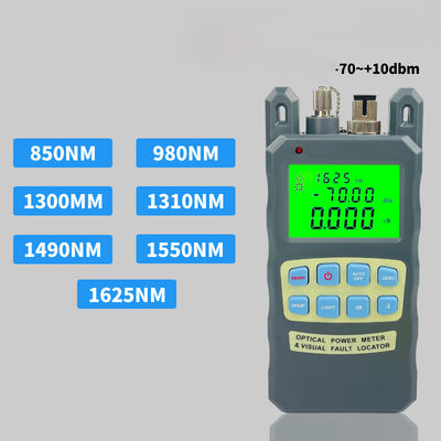 FONGKO 70+10dBm 10mw Glasvezelstroommeter 10km Kabeltester Tool Visuele Fout Locator All-in-One Glasvezel Kabeltester