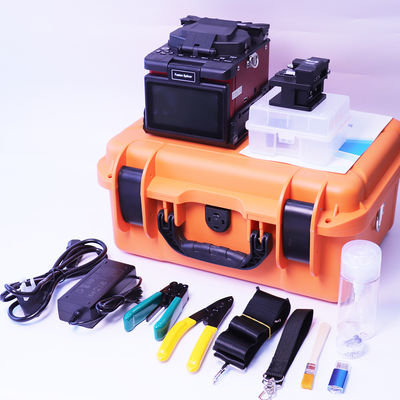 FONGKO Fiber Fusion Splicing Machine 4 Motor Optical Fiber Fusion Splicer Fiber Optic Equipment