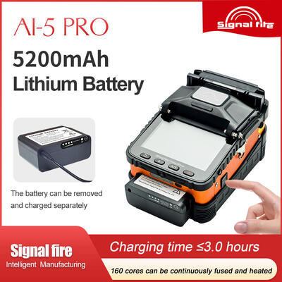 Nieuwe FTTH AI-5Pro Elektromechanische Kern-op-Kern Uitlijning Glasvezel Lasapparaat Lasmachine